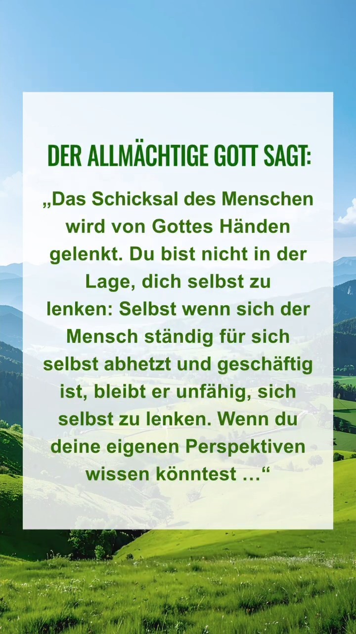 Komm zur Ruhe vor Gott, lies Seine Worte