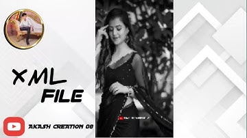 ore mon kotha son jabi chol brindabon☺️✨ Alight Motion Video xml file ❤️