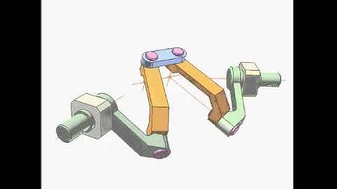 092  Spherical 4R mechanism 2c