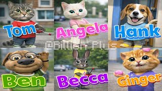 Download Lagu All 6 Characters in Real Life My Talking Tom Friends 2 All Trailers Animation Angela Hank Ben Ginger MP3