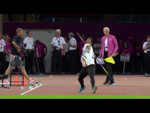 Sundar Singh Gurjar | Gold -Men's Javelin F46 Final | London 2017 World Para Athletics Championships