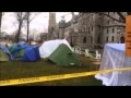 Anti-austerity campout at CEGEP St-Laurent