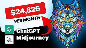 How To Make PASSIVE INCOME With Coloring Books Made By ChatGPT & Midjourney-AI