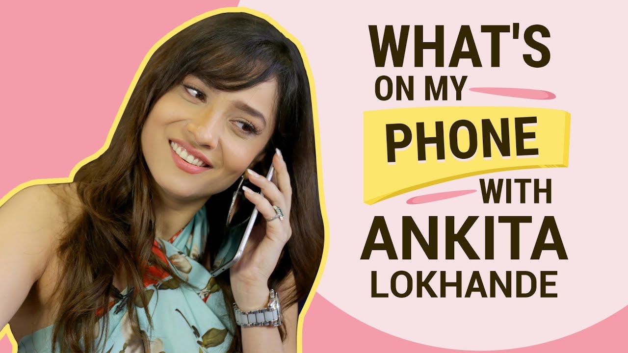 Image result for ankita lokhande on phone