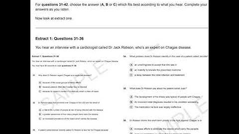 Listening Part C | OET 2. 0 Original Sample Test 1