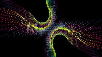 Colourful seamless 3d fractal form. 4K psychedelic shape.