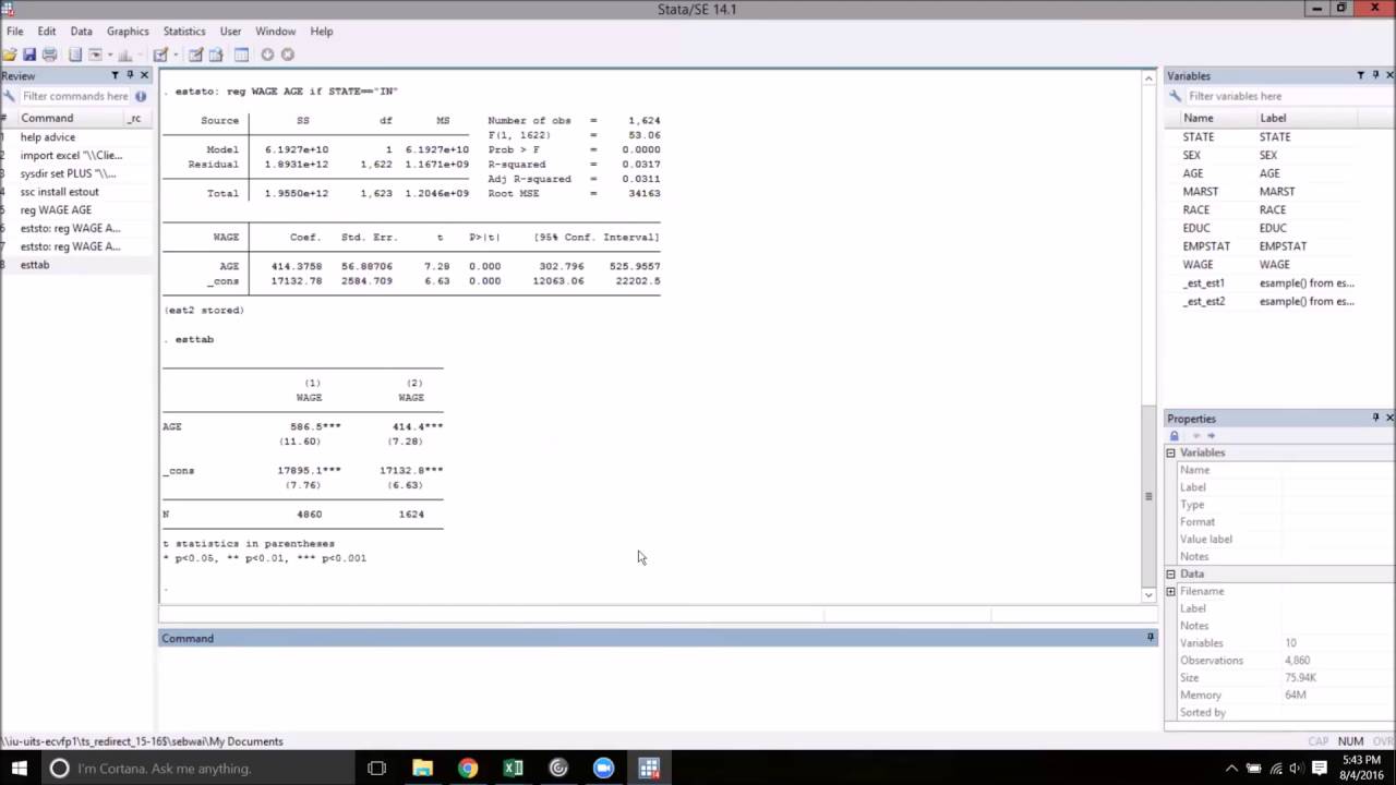 create table stata 12