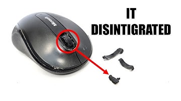 Scroll wheel grip fell apart on Microsoft wireless mouse