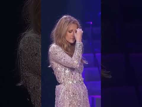 Celine Dion Crying While Singing All By Myself