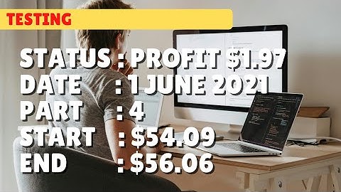 $56.06 PROFIT $1.97 | 1 june 2021 part 4 | Free Binary Bot Deriv Simple Strategy Trading Profitable