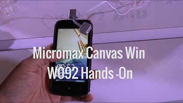 Micromax Canvas Win W092 Hands-on & First Impressions