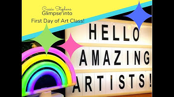 The First Day of Art Class