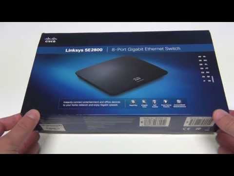 Unboxing Cisco Linksys SE2800 8-Port Gigabit Ethernet Switch (QoS)