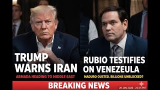 Trump Warns Iran of Military Action as Rubio Defends Venezuela Operation in Senate Hearing