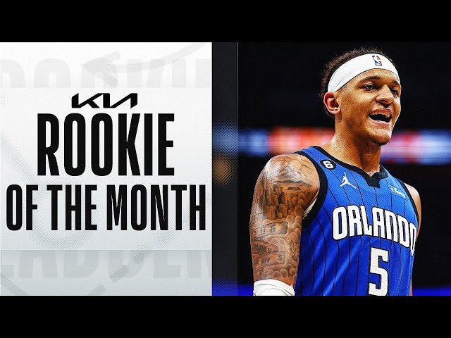 Paolo Banchero earns 4th straight Rookie of the Month award