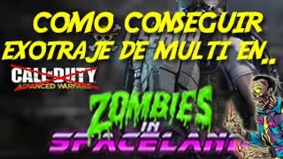 Como Conseguir Exotraje En Zombies Spaceland + Salir Del Mapa Infinite Warfare Truco Zombis