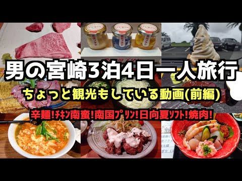 【宮崎グルメ旅行】男の宮崎3泊4日一人旅行(前編) 4K　#宮崎 #宮崎グルメ #日南