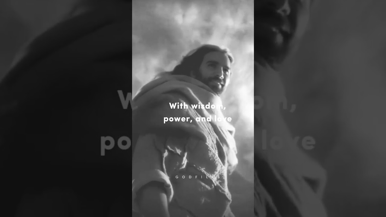 Our God is an awesome God he reigns from heaven above with wisdom power and Love