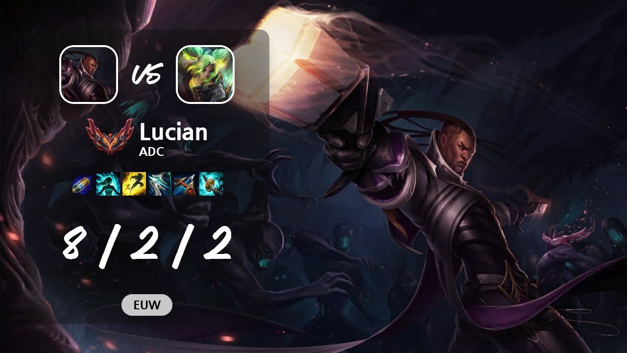 Lucian ADC vs Zeri - EUW GrandMaster Patch 13.10