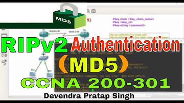 RIPv2  authentication in GNS3 || MD5 & Plain text || Part-2 || CCNA 200-301 by Devendra Pratap Singh