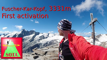 OE5JFE Fuscher-Kar-Kopf, 3331m, First activation for Summits on the Air