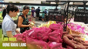 Túi lưới đựng khoai lang tiện lợi/ Tuiluoithanhha.com