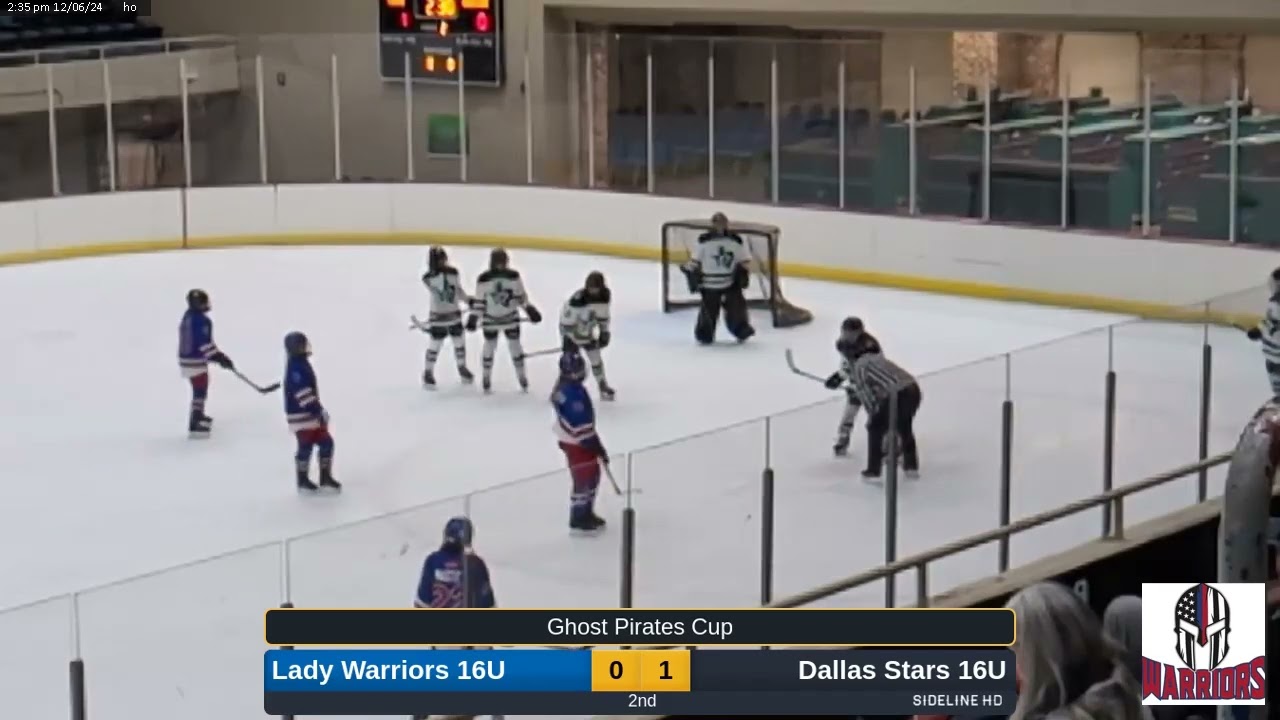 #13 Payton Martin with a Beautiful faceoff win followed by a onetime shot 12-6-2024 VS Dallas Stars
