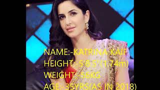 Bollywood Actresses Height Comparison