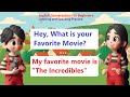 English conversation practice favorite movie  everyday english speaking practice for beginners