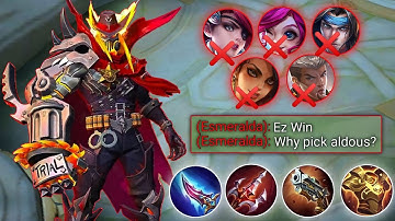 Top Global Aldous Best Build For One Hit!! -MLBB