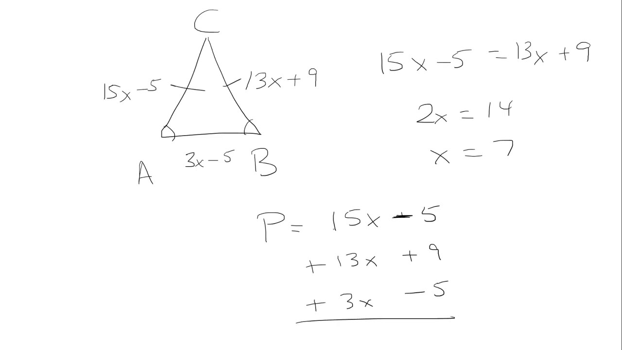 How Many Different Isosceles Triangles Have A Perimeter Of 18