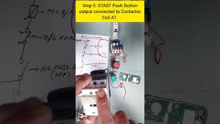 Dol Starter Control wiring Practical?How to make DOL starter control wiring?Star-Delta wiring #Dol