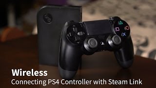 How Connect PS4 Controller with Steam Link Wireless -