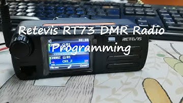 How to Program Retevis RT73 DMR Radio