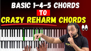 How To Transform Basic 1-4-5 Chords To Advanced Gospel Passing Piano Chords.