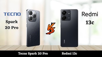 Tecno Spark 20 Pro Vs Redmi 13c - Full Comparison 2023