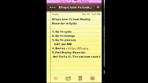 Easy way: how to hack Display Recorder in Cydia