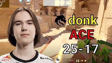 CS2 donk 25-17 ACE (anubis) faceit voice comms POV | 2025/06/08 | #cs2 #csgo