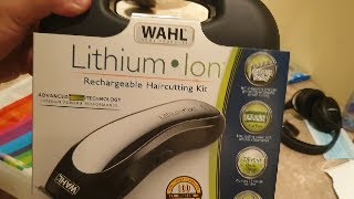 Unboxing the WAHL Lithium Ion Rechargeable Haircutting Kit 8169L