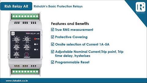 Rish Relay AR  Current Relay  Quick Product Overview