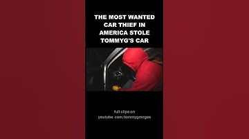 America’s Most Wanted Car Thief Stole TommyG’s Car 😳 | Unbelievable Footage
