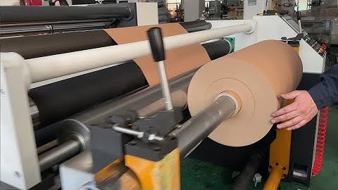 Kraft Paper Jumbo Roll Slitter Rewinder Machine Robbin Roll Cutting Machine