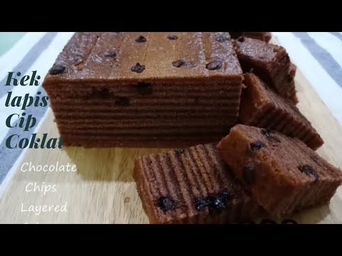 Video: Cara Membuat Kek Lapis Chocolate Chip