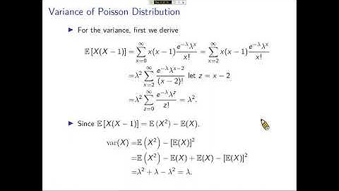 楊睿中【統計學 2021】Examples of Univariate Discrete Distributions -- 06. Poisson Distribution