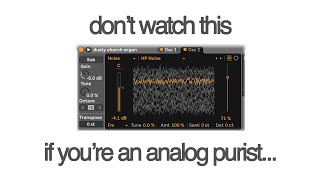 you don't need fancy analog hardware synths