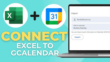 How To Connect Excel To Google Calendar