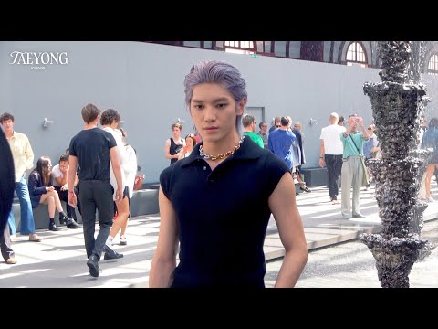 TAEYONG in Paris🇫🇷 | LOEWE S/S 2024 Men's Runway Show Behind