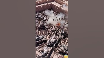 Top-Down Warfare: Soldiers Overrun by Crushing Tank Power!