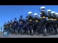 RAW: Kazakh soldiers training for China's V-Day parade