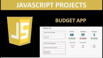 Javascript Project - Budget Project